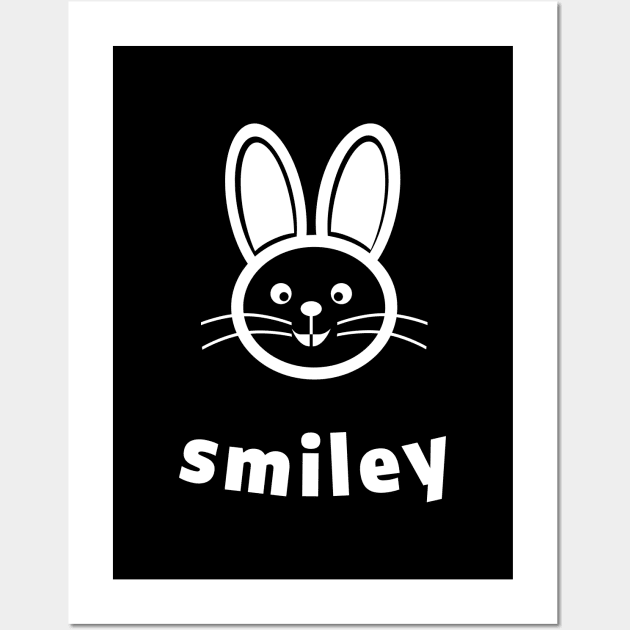 smiley rabbit Wall Art by MikeNotis